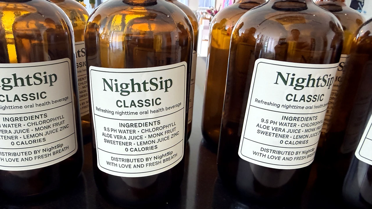 NightSip real brown bottle - hero view 2