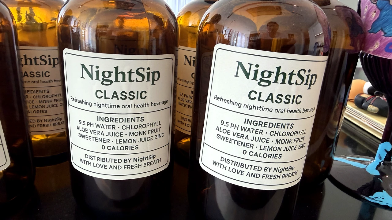 NightSip real brown bottle - hero view 3