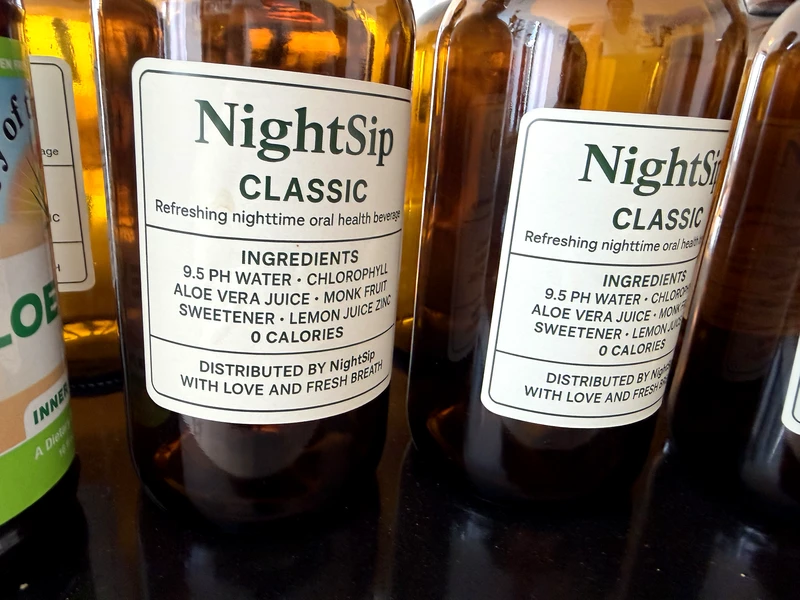 NightSip real brown bottle - product view 1