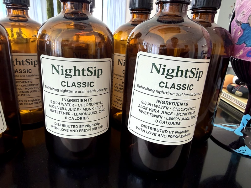NightSip real brown bottle - product view 3