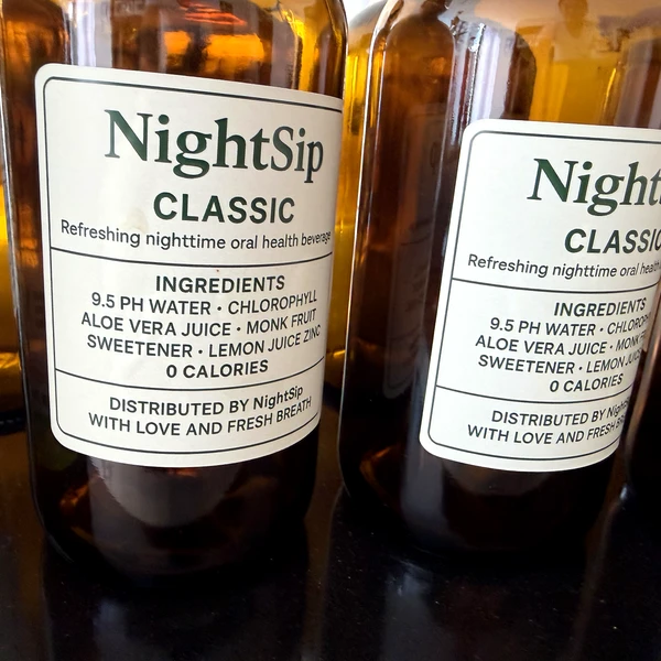 NightSip real brown bottle - square detail 1