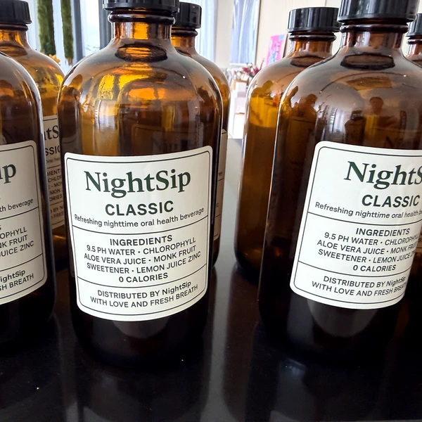 NightSip real brown bottle - square detail 2